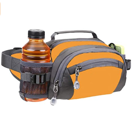Fanny Pack Waist Bag for Women Men  running packs gear with Phone Water Bottle holder Adjustable belt  for Travel Workout Hikin
