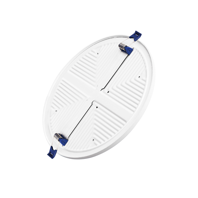 Honeycomb anti-glare grille ceiling panel light frameless back-lit round recessed lighting led panel lamp