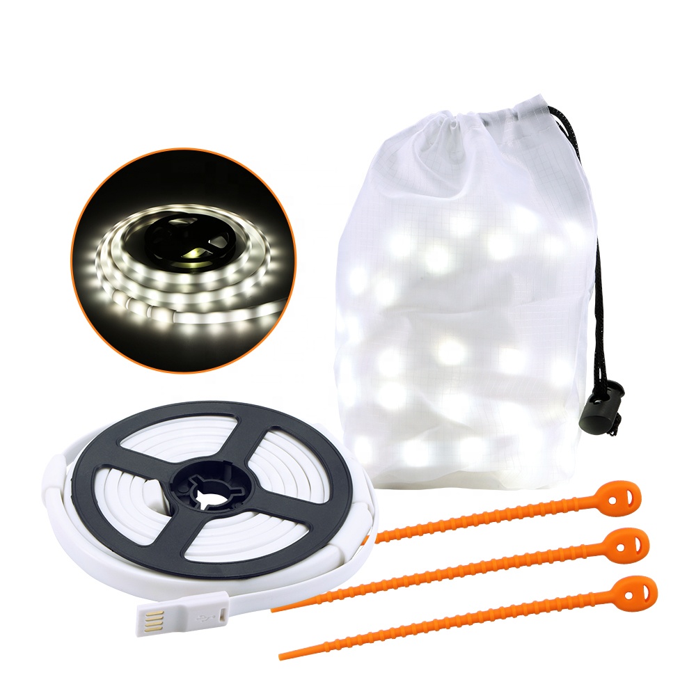 portable easy operation 5V USB luminoodle camping tent light