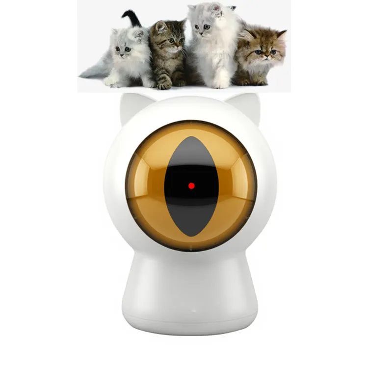 Funny Pet Red Laser Toy Exercise Interactive Pet Toy New Update Usb Charge Cat Laser Pointer Toy