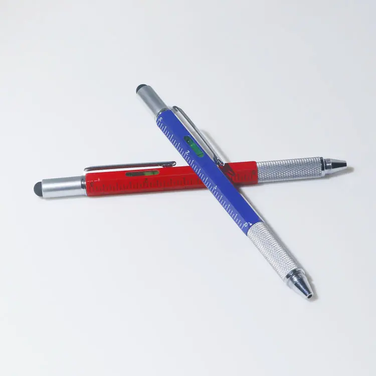Multi-Tool Pen Stylus, Ruler, Level, Bottle Opener, Phillips Screw