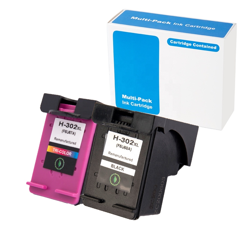 INK-TANK 302XL 302 XL Premium Remanufactured Inkjet Ink Cartridge for HP302 For HP302XL for HP Deskjet 5220 5230 3630 Printer