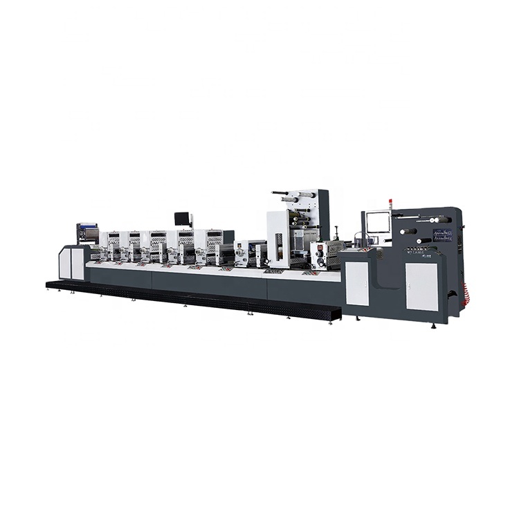 Wanjie Brand High Speed PVC PET OPP Tube Intermittent Letterpress label Printing Machine