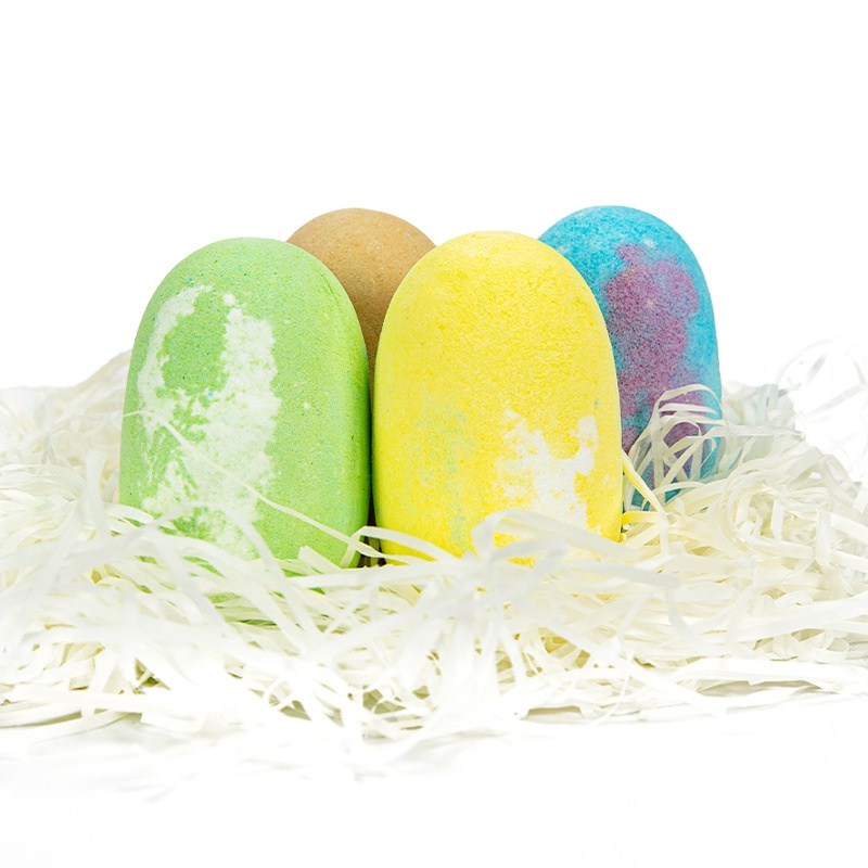 wholesale 180g*4 goose egg shape bath bombs