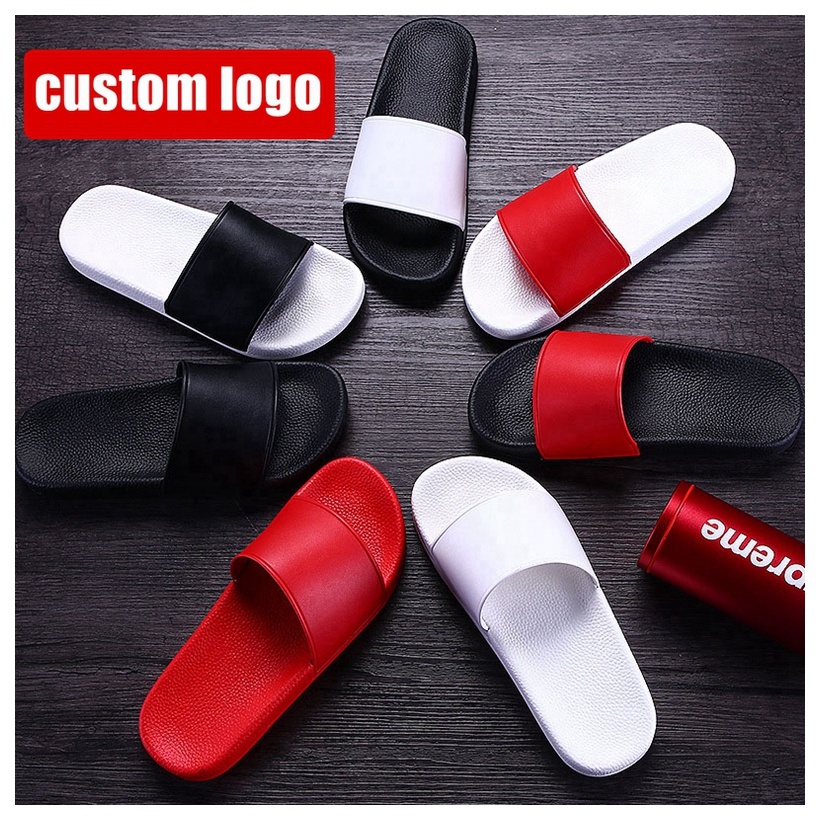 designer PVC plain blank sliders beach bedroom house outdoor unicorn custom logo slides men's slippers summer