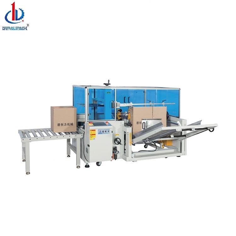 Semi Auto DTRALIPACK DPK-40 box carton case erector machine Manufacturer automatic fold carton sealer