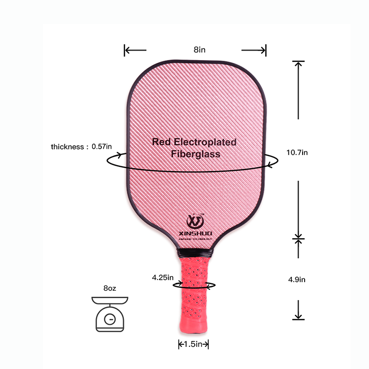 Лопастная ракетка Pickleball, графит, Odm, 3k, цветная ткань, ПП, углеродное волокно, сотовое наполнение, лопастная ракетка Pickleball