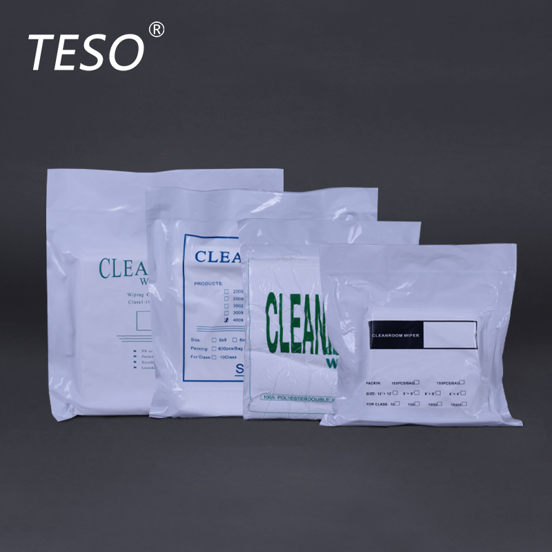 1009LE Lint Free 100% Polyester Cleanroom Wiper 1009LE Industrial Cleaning Wipes