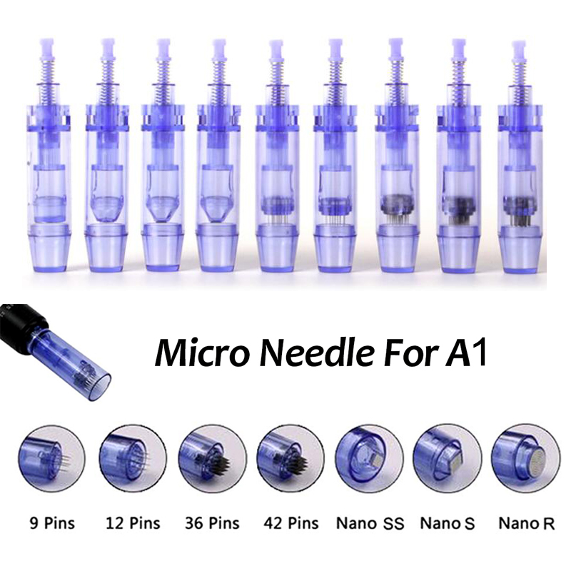 Картридж с микроиглами Dr pen A1, перезаряжаемая игла для дермапена, микроиголки