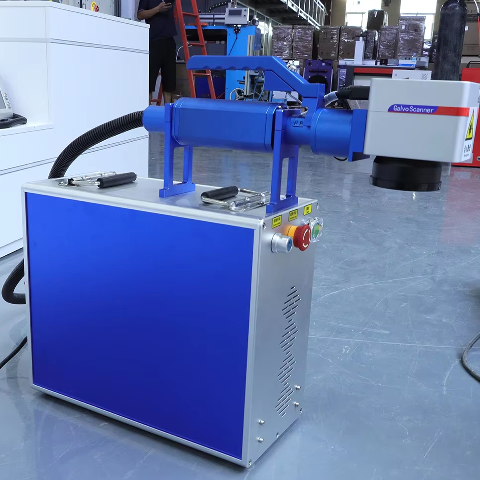handheld portable stainless steel raycus mini fiber laser marking machine for metal laser etcher printer