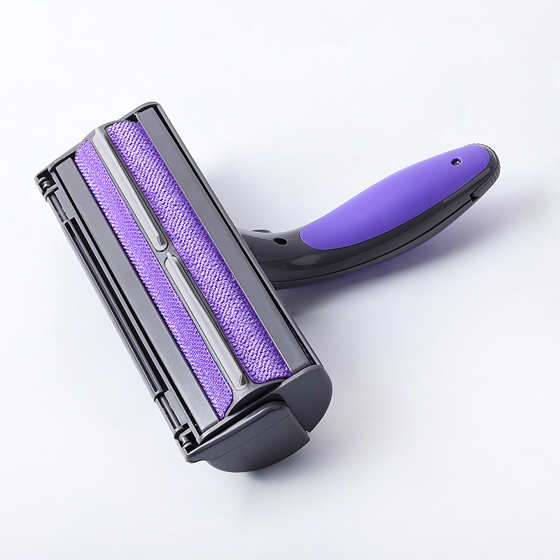 Pet Hair Remover Roller - Dog & Cat Fur Remover with Self-Cleaning Base - Electric Animal Hair Removal Tool