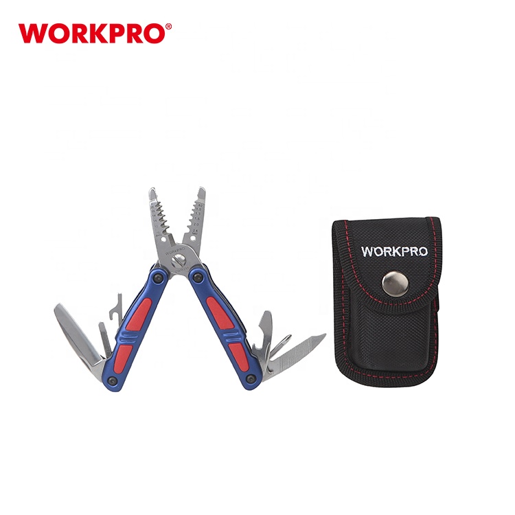 WORKPRO W091009 5 "130 мм среднего электрика Мульти-инструмент с мешком