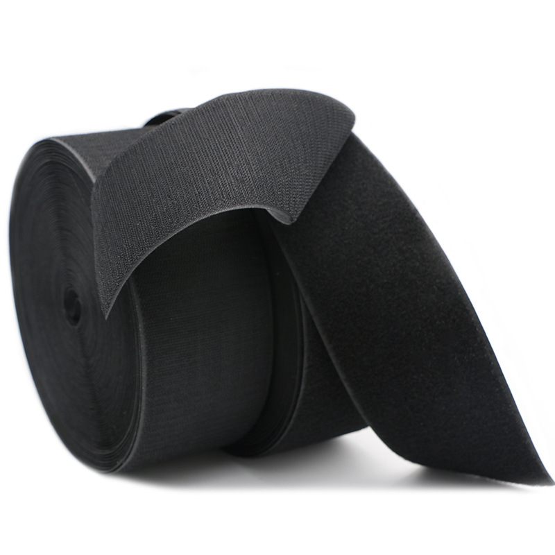 Factory directly sale Black white color nylon buckle belt clothing shoes luggage velcro