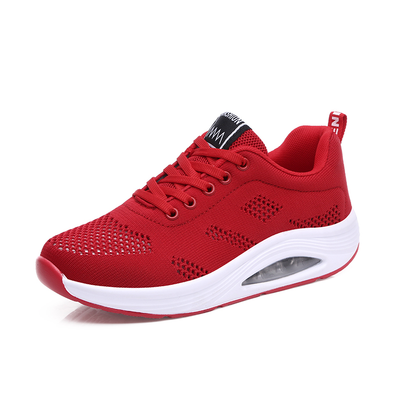Casual Fly-Knit Cushioned Rocking Sports Shoes with Cotton Lining for Winter Season