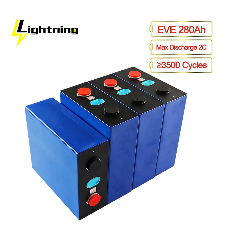 Класс A + подлинный новый EVE 280Ah 3,2 V LF280 призматический аккумулятор Lifepo4