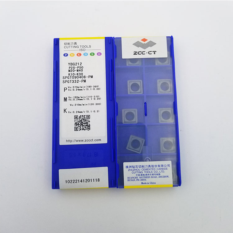 SPGT090408-PM YBG212 ZCC-CT cabide вставка ZCCC ZCC.CT буровые вставки режущие инструменты