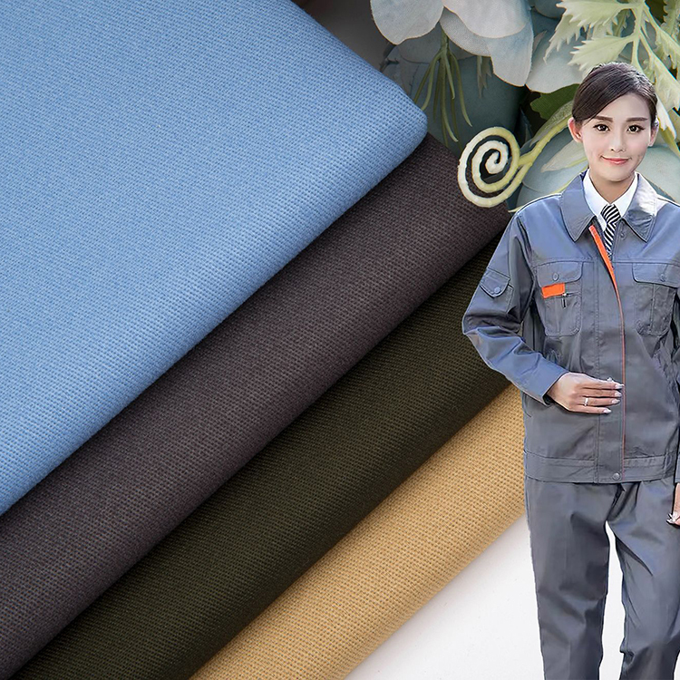 High Quality 100% Cotton Soft Woven Fabric Workwear Uniform Fabric For Worker