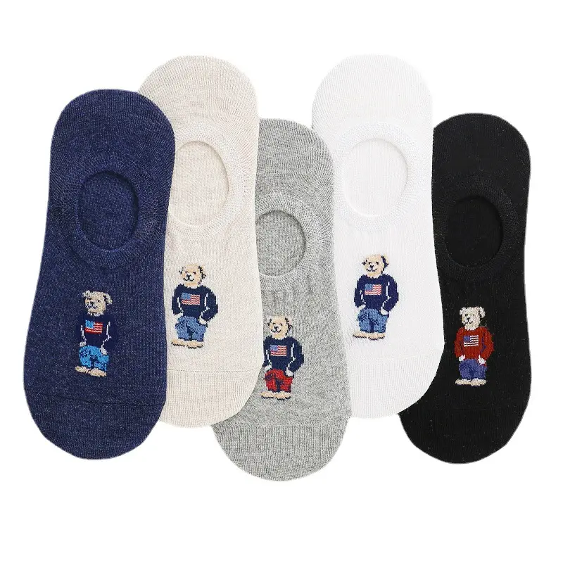 Men short sock Socks High Quality Fashion Anti Slip Crew Cotton Print With Logo Compression Men Custom Designer Sport Sock