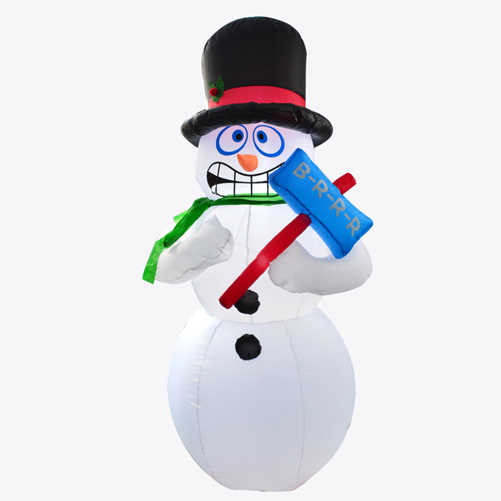 Factory direct sales of new Christmas decoration 1.8 meters shaking snowman inflatable garden ornaments