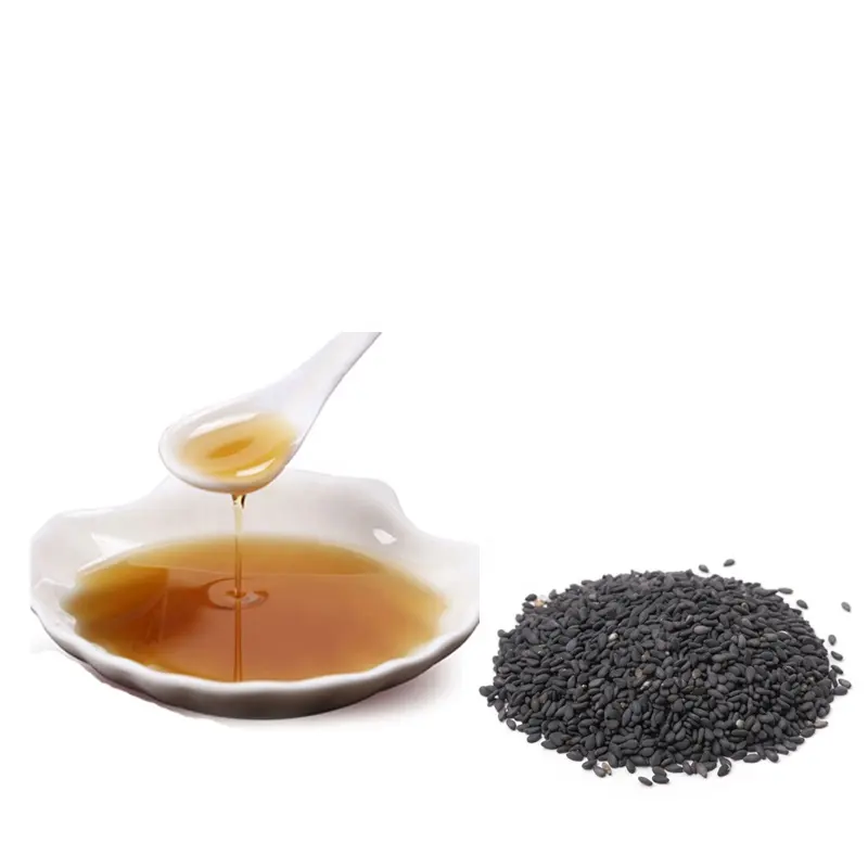 Factory Wholesale Bulk Price 100% Pure Organic Black Sesame Seed Oil