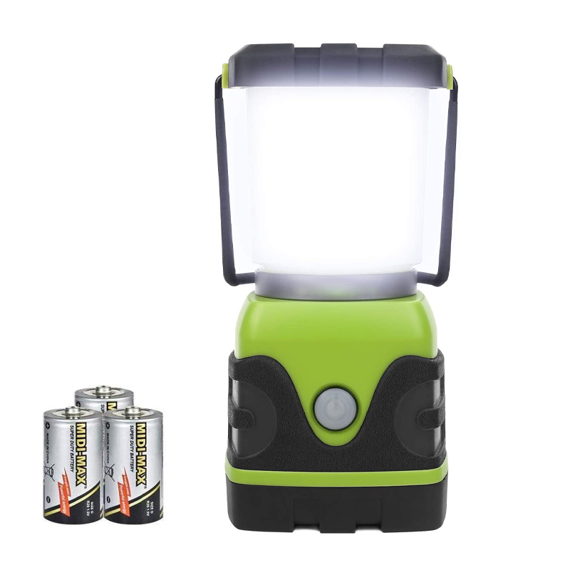Portable Multifunction 3*D Battery Powered 4 Light Modes stepless dimming Waterproof 1000LM led ip68 Camping Lantern