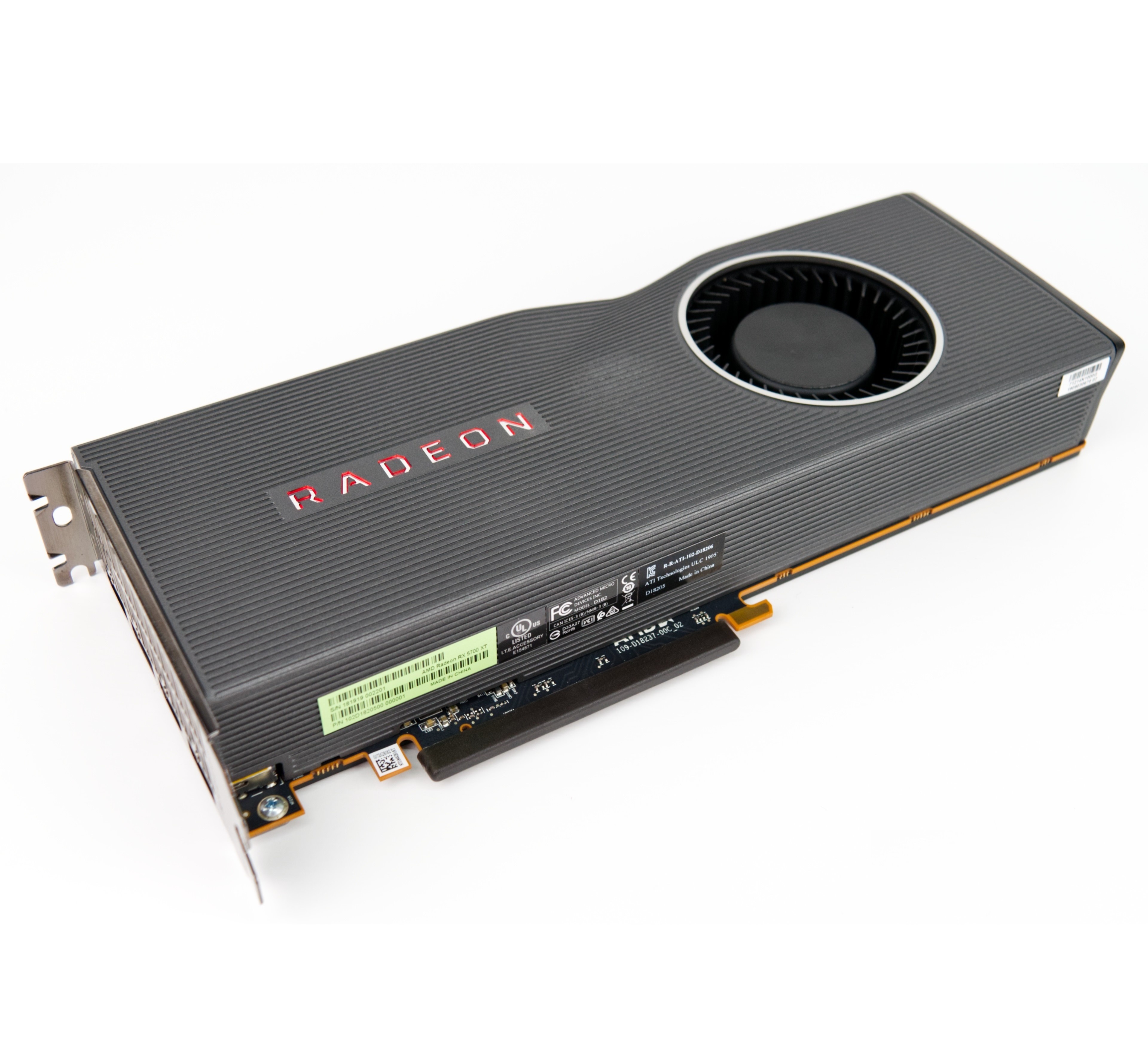 Графическая карта RX 5700 XT RX 5700XT 8 Гб GDDR6, Оригинал Б/у