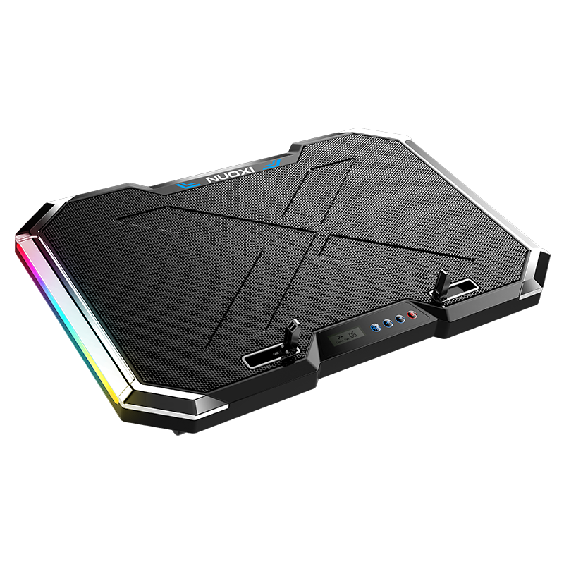 Laptop Cooling Pad for 15.6-21 Inch Professional Gaming Laptop Cooler with 6 Quiet Fans and RGB light