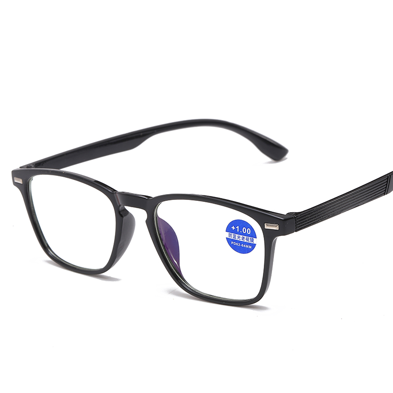 Wholesale high quality full-rim anti-blue ray far-sighted presbyopia reading glasses