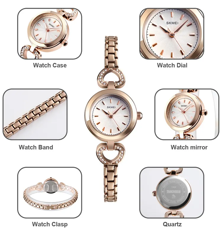 SKMEI 1408 Popular Women Watches Best Female Wrist Bracelet Watches Online