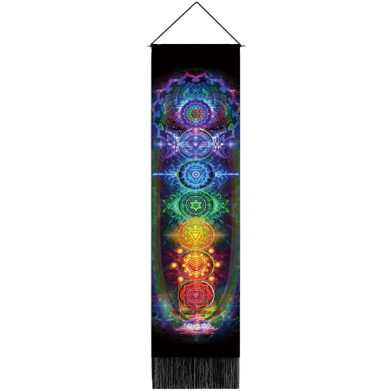 Seven Chakra гобелен для медитации настенный и настенный гобелен богемный