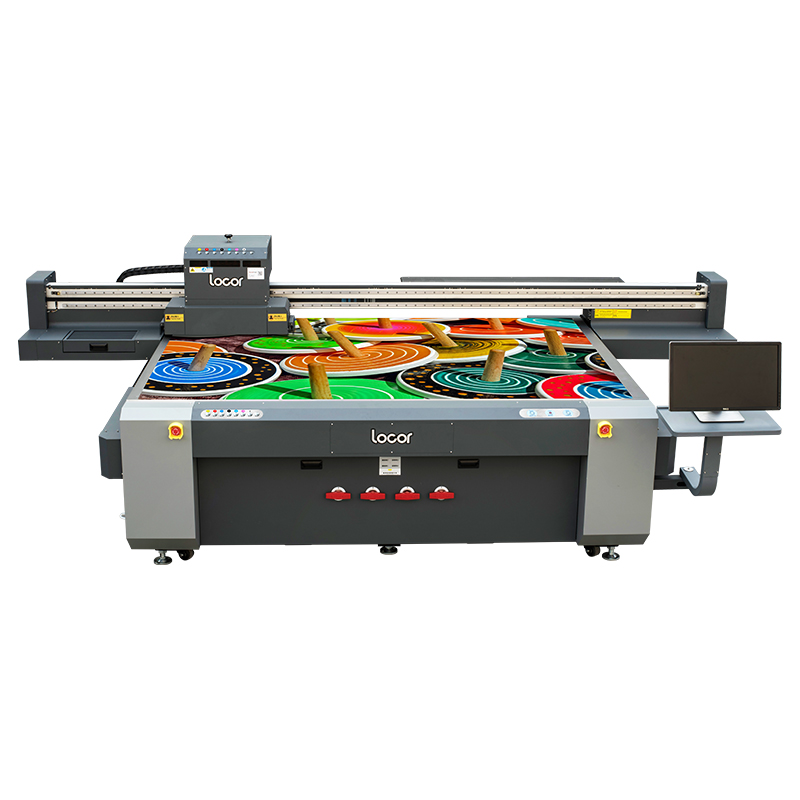 Locor 2513 УФ планшетный принтер Ricoh Gen5 Gen6 головка широкоформатная печатная машина для стеклянных дверей