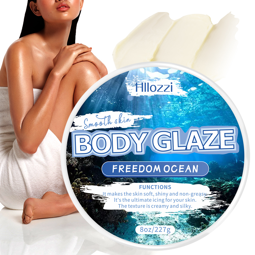 8oz/227g Hllozzi New FREEDOM OCEAN BODY GLAZE Whitening Body Lotion Pick Your Scent with Products Shea Butter Body Care Cream