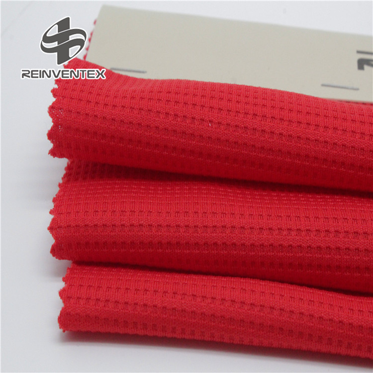 9446 Custom color OEM 100 polyester spandex knitted solid mesh fabric for sportswear