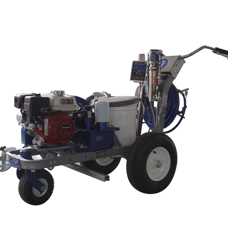 High Efficiency Cold Painting Road Marking Machine For Running Track