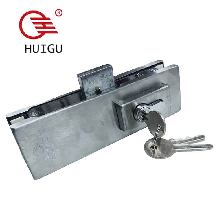 Stainless steel Double side glass door lock for Home,office,building,Glass Door