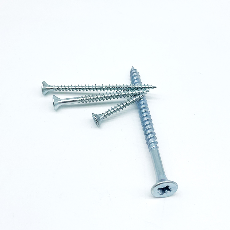 Screw Manufacturer, DIN7505 High Quality Low Price All Size Zinc Plated Chipboard Screws