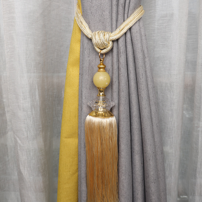 Creative jade crystal ball tassel, curtain tieback tassel/