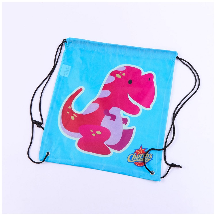Custom Cheap Polyester Waterproof Colorful Drawstring Bag   Laundry Bag  Backpack Bag