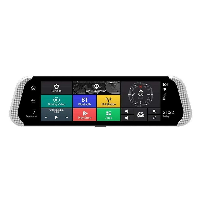 4G Мобильный Dvr видеорегистратор 10 "тире камера Сенсорный экран зеркало заднего вида с камерой заднего вида GPS рекордер FHD 1080P ADAS Даш Cam Автомобильная камера заднего вида gps зеркало