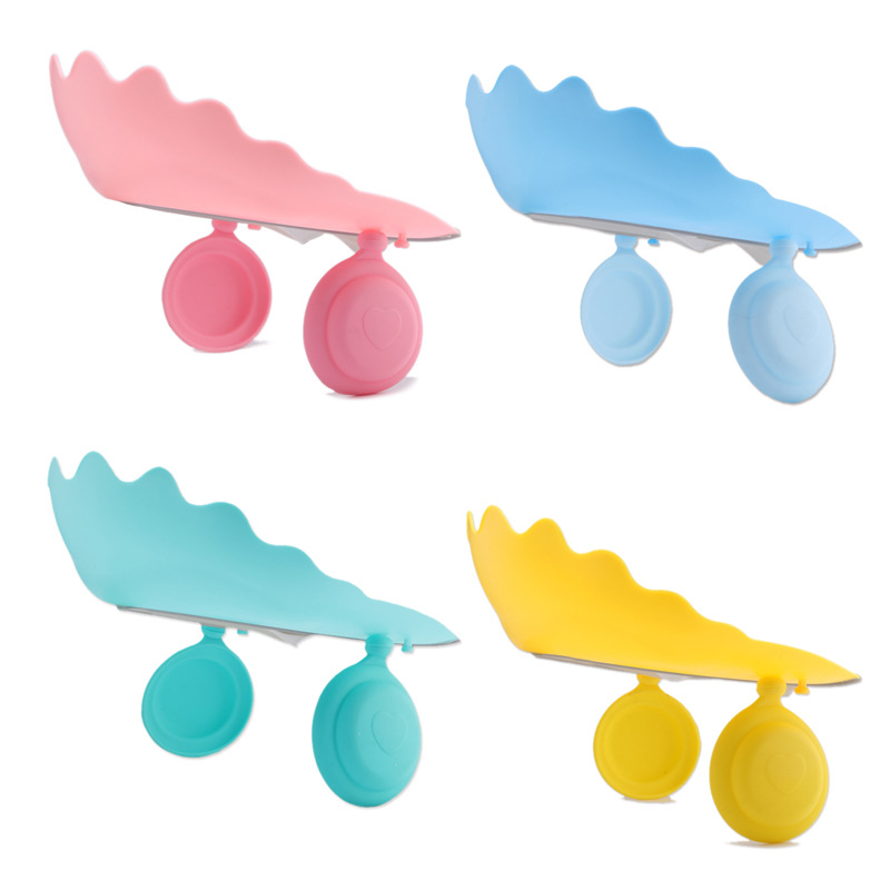 Custom Logo Fashion Bathing Protection Shampoo Hate Baby Bathings Shower Silicone Biodegradable Baby Shower Cap