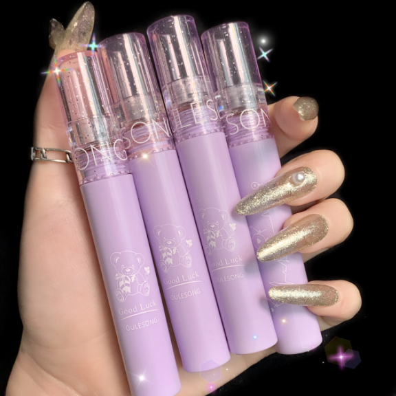 Both Lips And Cheeks Moisturize Longlasting Use Lip Gloss And Stick to Skin Solid Color Lipstick