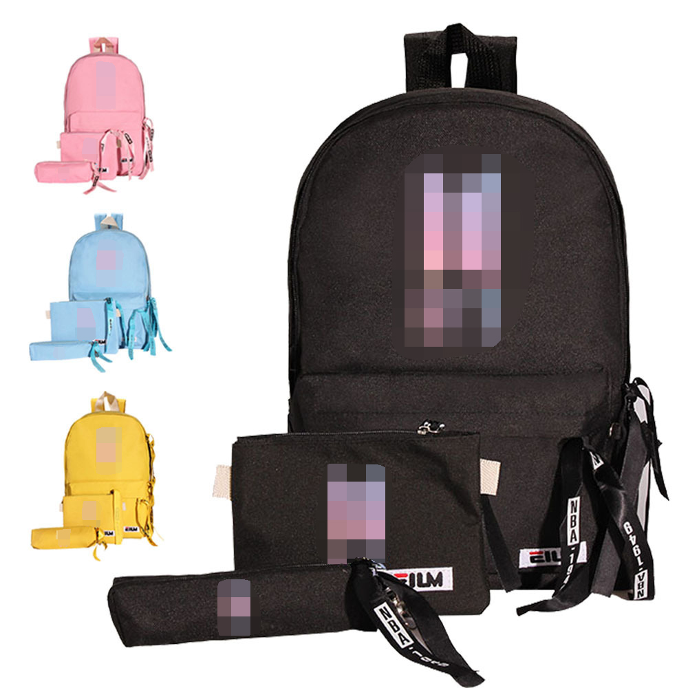 Многофункциональный Модный комплект из 3 предметов Bt21 школьные сумки рюкзак для студентов Bt21 рюкзак