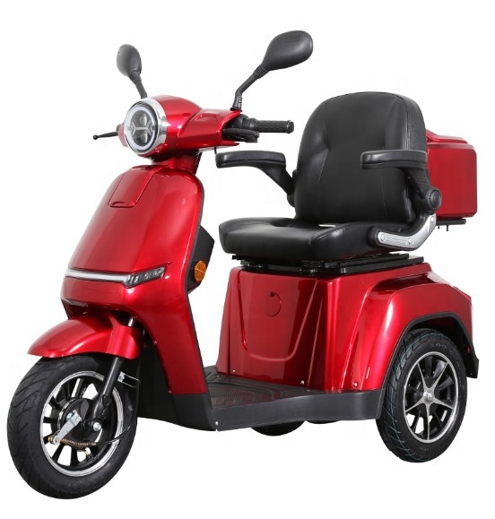 2021 Самая продаваемая тонировка для 1000W 3-х колесный электрический скутер, способный преодолевать Броды для пожилых людей или инвалидов трехколесный велосипед