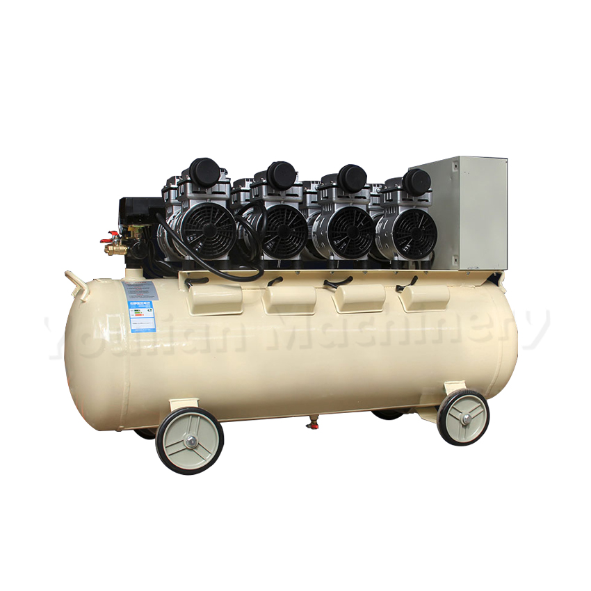 High Pressure Oil Free 500 Liter Electric Piston Air Compressor Motor Machine
