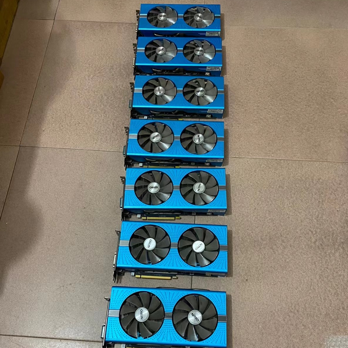 Б/у карты VGA AMD sapphire rx 590 rx580, видеокарта 8 Гб