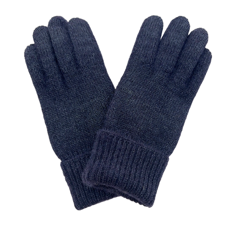 Neutral Knitted Plain Needle Gloves Gloves Drawn on the Back Gloves As Soft As Clouds