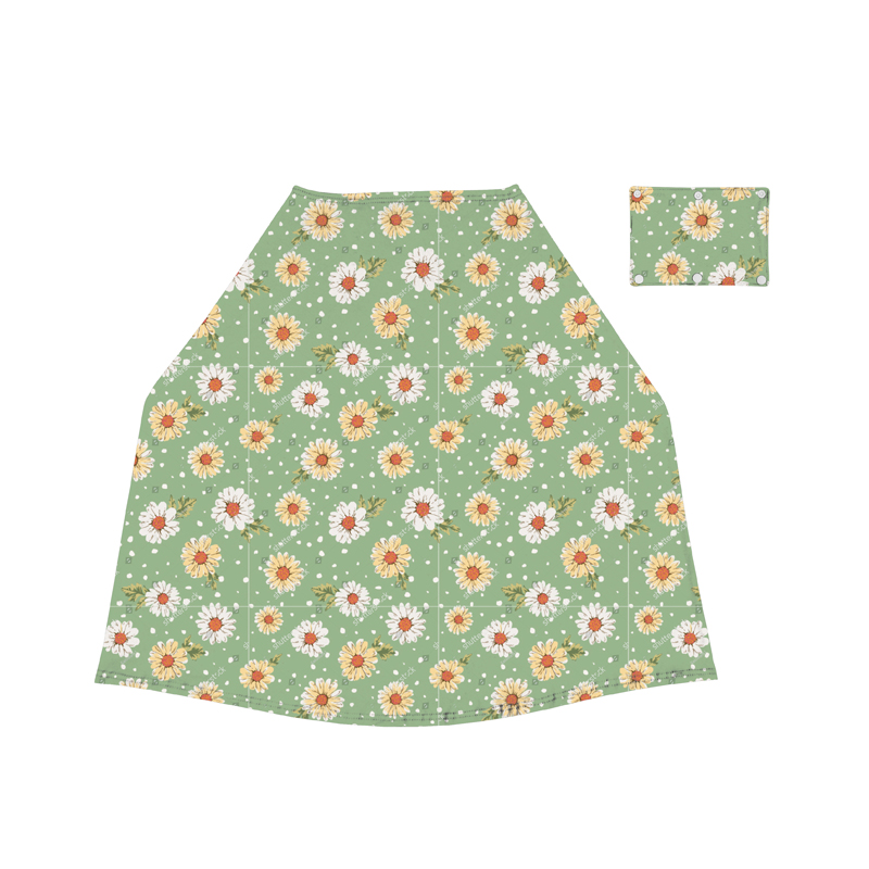 CT-001-WXG double used baby products Daisy floral universal baby car seat cover wholesale