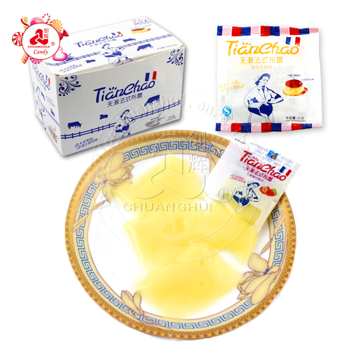 Молочный Желейный пудинг/конфеты для пудинга Cremebrulee