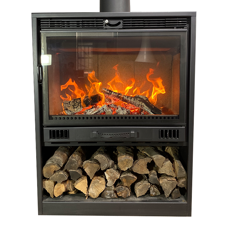 Steel Plate Chip Burner Heating Flammable Multifunctional Smokeless Steel Fire Cook Coal Burning Fireplace Wood Stove Indoor