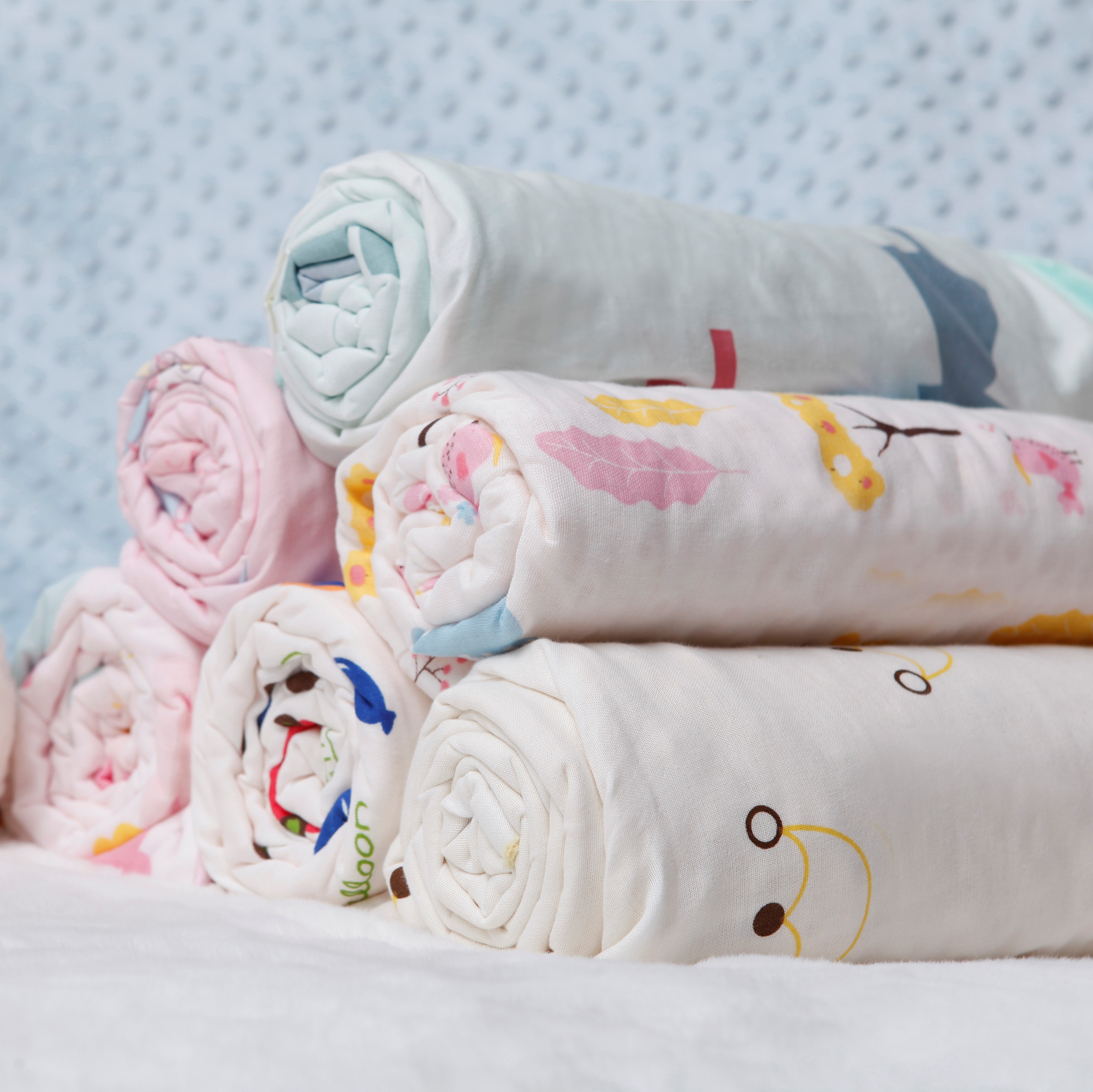 Manta Para Bebe, высокое качество, 100% полиэстер, органическое супермягкое детское одеяло в горошек